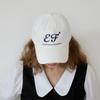 ENTHE FOVE EF Signature Logo Ball Cap _ white