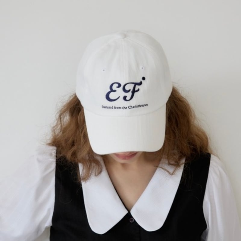 ENTHE FOVE EF Signature Logo Ball Cap _ white