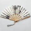 Ancient Style Ink Painting Folding Fan Japanese Style Female Chinese Style Classical Hanfu Folding Fan Dance Fan Silk Fan Summer