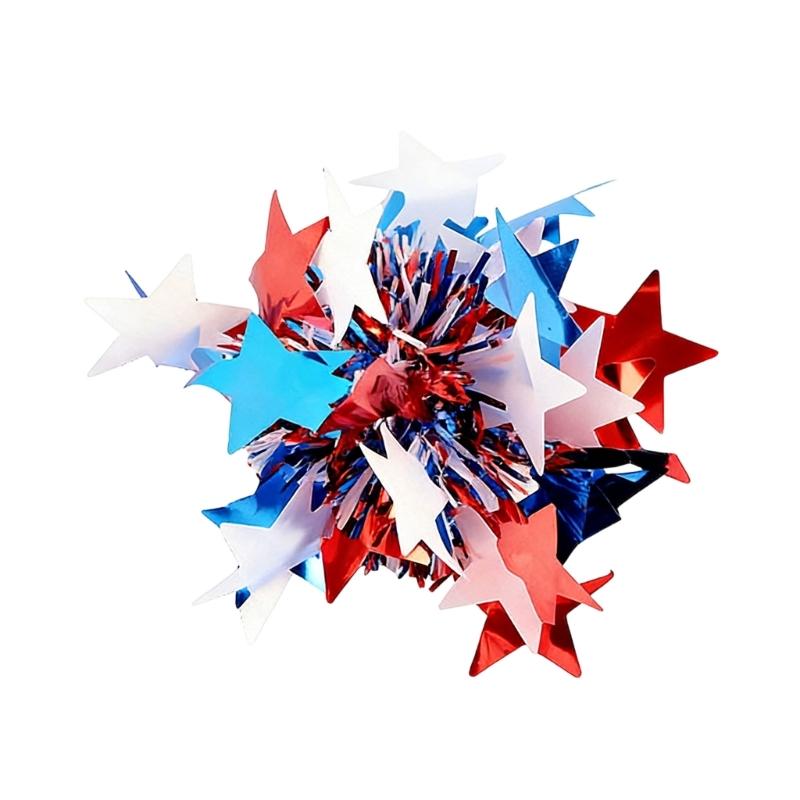 Hair Barrette Unique Patriotic Tinsel for Women Men Photo Props Western Hairpin Headwear Hair Ornaments