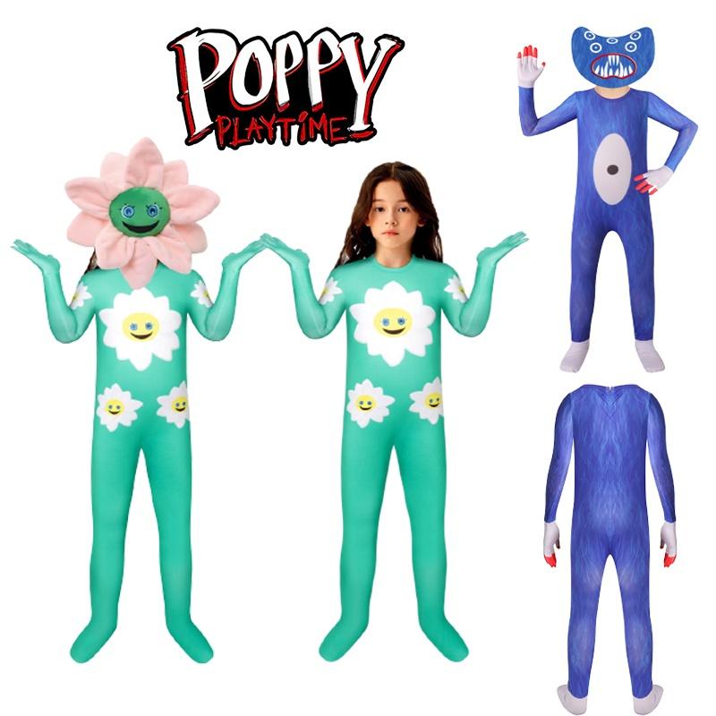 Автентичний костюм для косплею Poppy Playtime Huggy Wuggy для дітей, Хелловінський наряд, Різдвяний