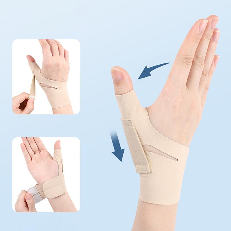 1Pc Thumb Brace Wrist Stabilizer Pain Relief Right Or Left Hand Soft Thumb Support Compression Sleeve Protector For Women Men