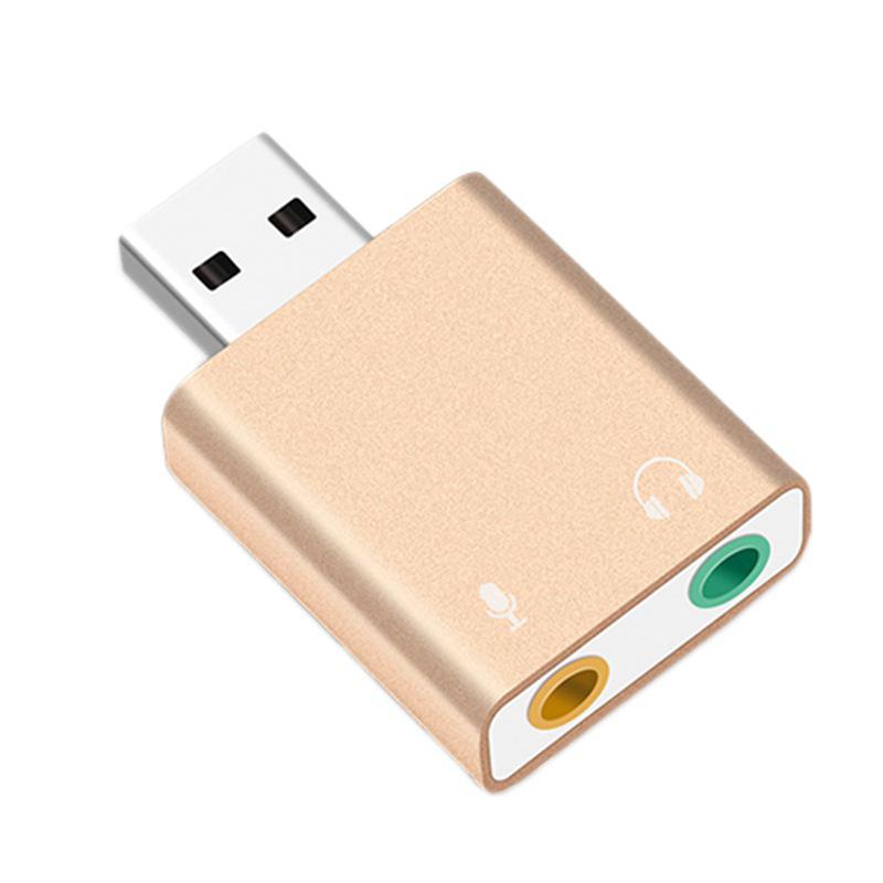 Yushuo USB Plug-and-Play Externer Soundkartenadapter