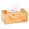 Gubo Bamboo Wood Tissue Box & Storage Organizer