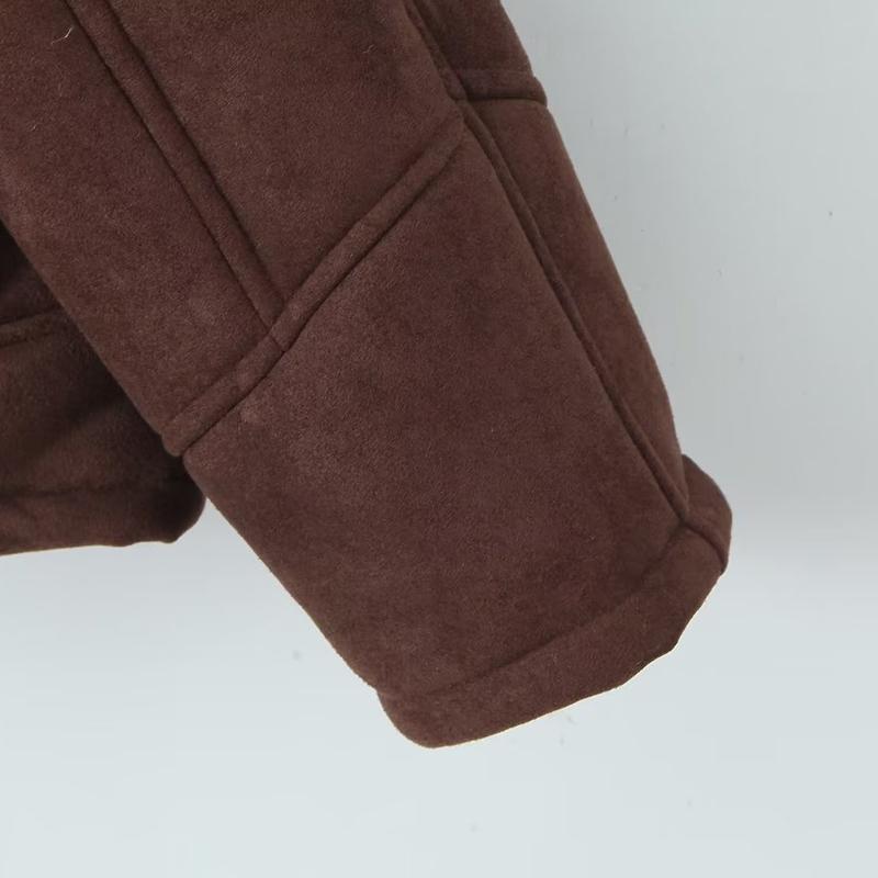 Women Coat Autumn and Winter New Women's Fashion Loose and Warm Retro Lamb Wool Coat