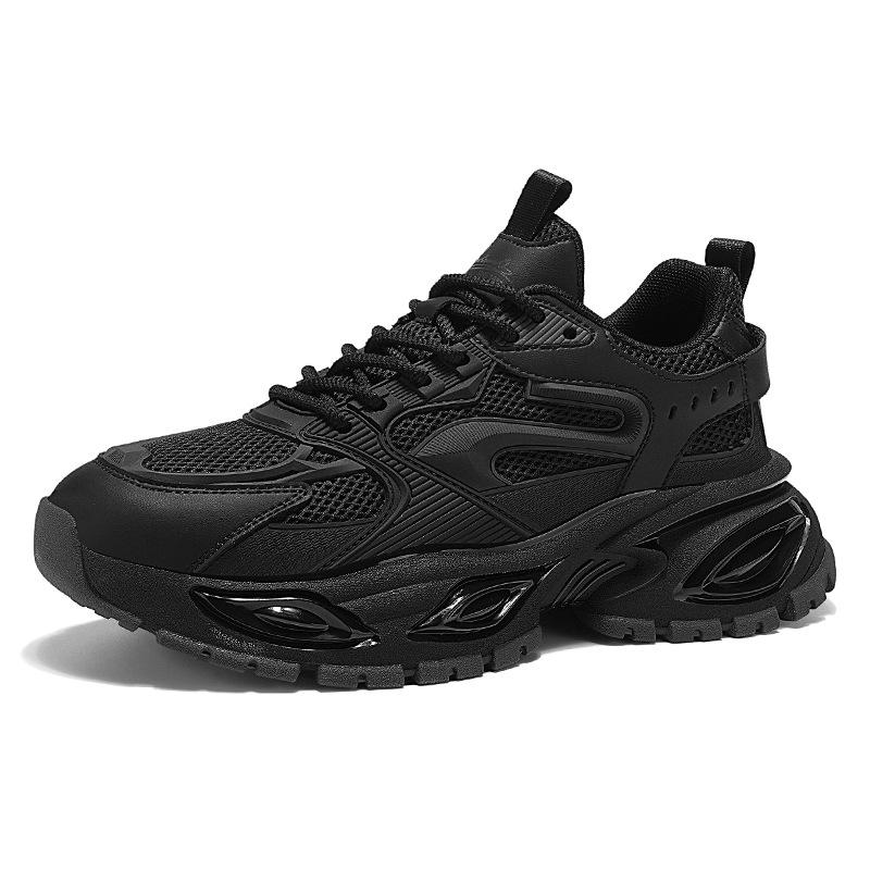 Shoes men's shoes 2025 new summer casual versatile height-increasing dad shoes men's mesh breathable casual sports shoes