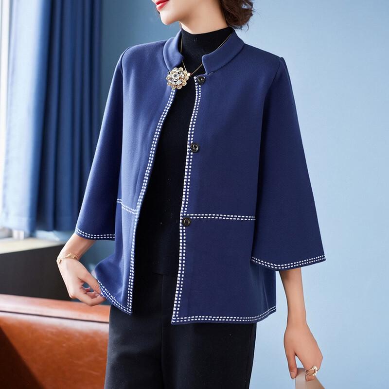 Elegant Women's Knitted Cardigan