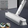 Multifunctional Long Handle Gap Brush & Tile Floor Squeegee