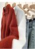 New Autumn/Winter Women's Pure Wool Polo Collar Sweater: Cozy, Thick Knitwear with a Touch of Chinese Style Elegance