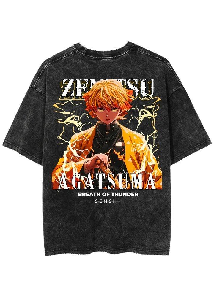 Demon Slayer Tanjiro Anime Vintage T Shirt Men Women Cotton Short Sleeve Casual Tops Graphic Tee Streetwear Cosplay Fashion 2026