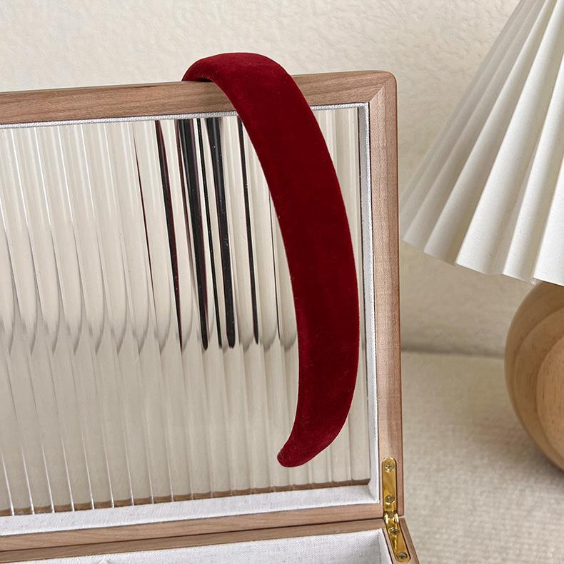 

Новогодний красный тонкий ободок для волос для женщин, девочек, милый губчатый обруч для волос, рождественское украшение, повязка для волос, модные аксессуары для волос, подарки