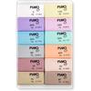 Kit de pâte à modeler - FIMO - Pastel - 12 blocs à cuire - Doux et souple - Couleurs assorties