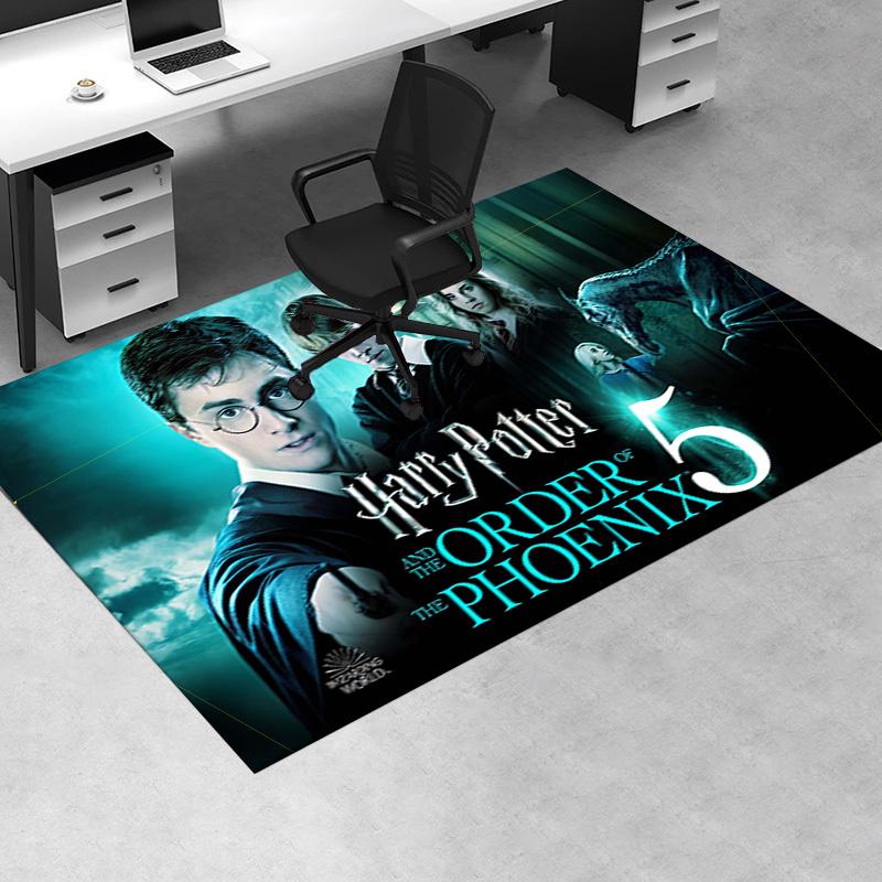 

Harry Potter and the Order of the Phoenix Poster Print Office Mat Home Decor Office Desk Chair Rugs Chair Carpet for office Chair Mat Gift F 60cm by 90cm