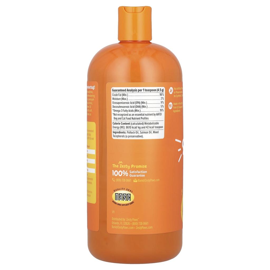 Wild Alaskan Salmon Oil Formula for Dogs and Cats, All Ages, 946 Ml (32 Fl Oz)