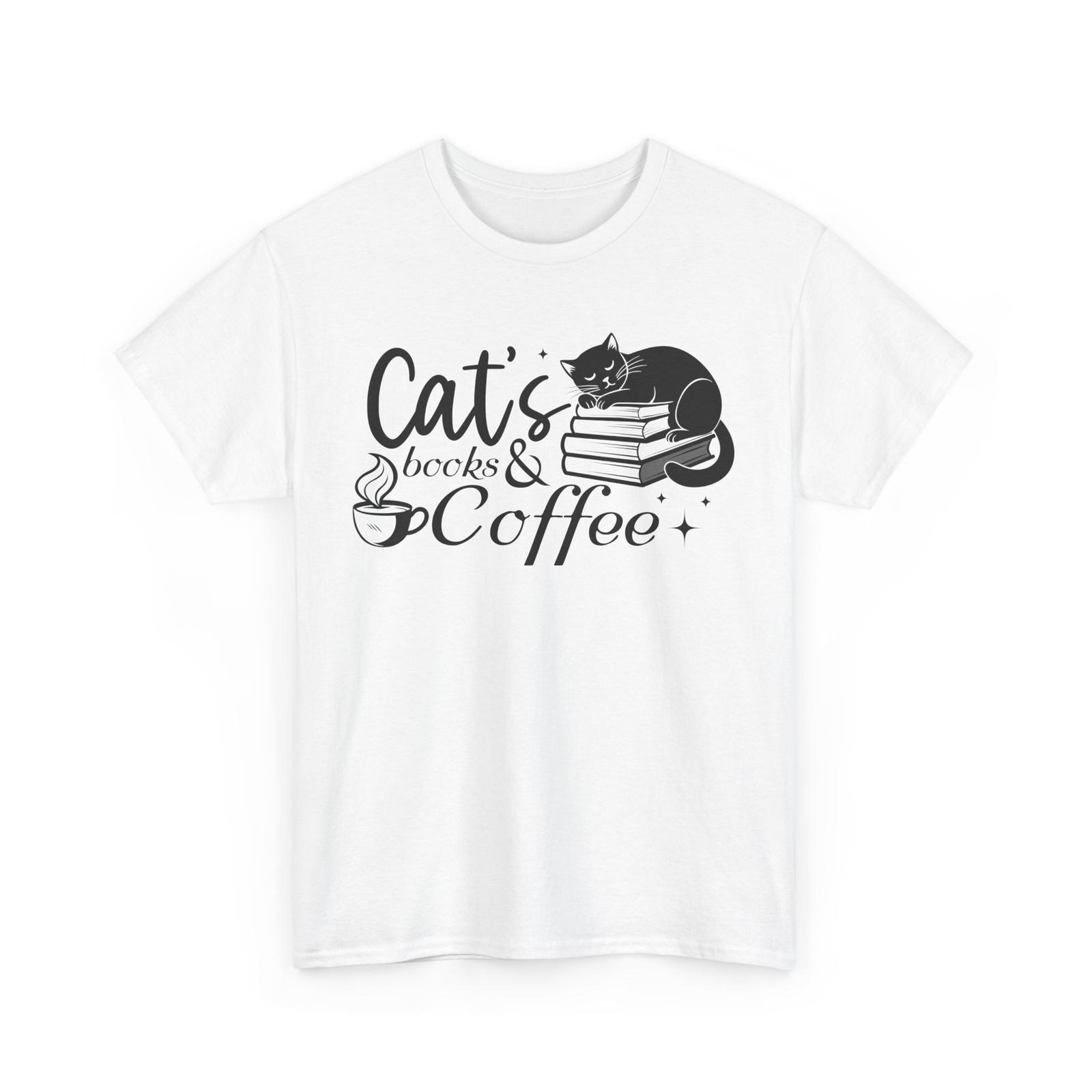 Book T-Shirt | Booktrovert T-Shirt | cat s books & coffee Shirt M