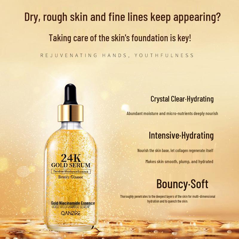 Qianzhi 24K Gold Niacinamide Anti-Wrinkle Hydrating Brightening Essence