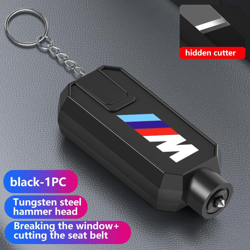 Car Safety Hammer Emergency Glass Window Break Seat Belt Cutter For BMW Performance M E87 E30 E46 E28 F35 G20 E93 F20 X3 X