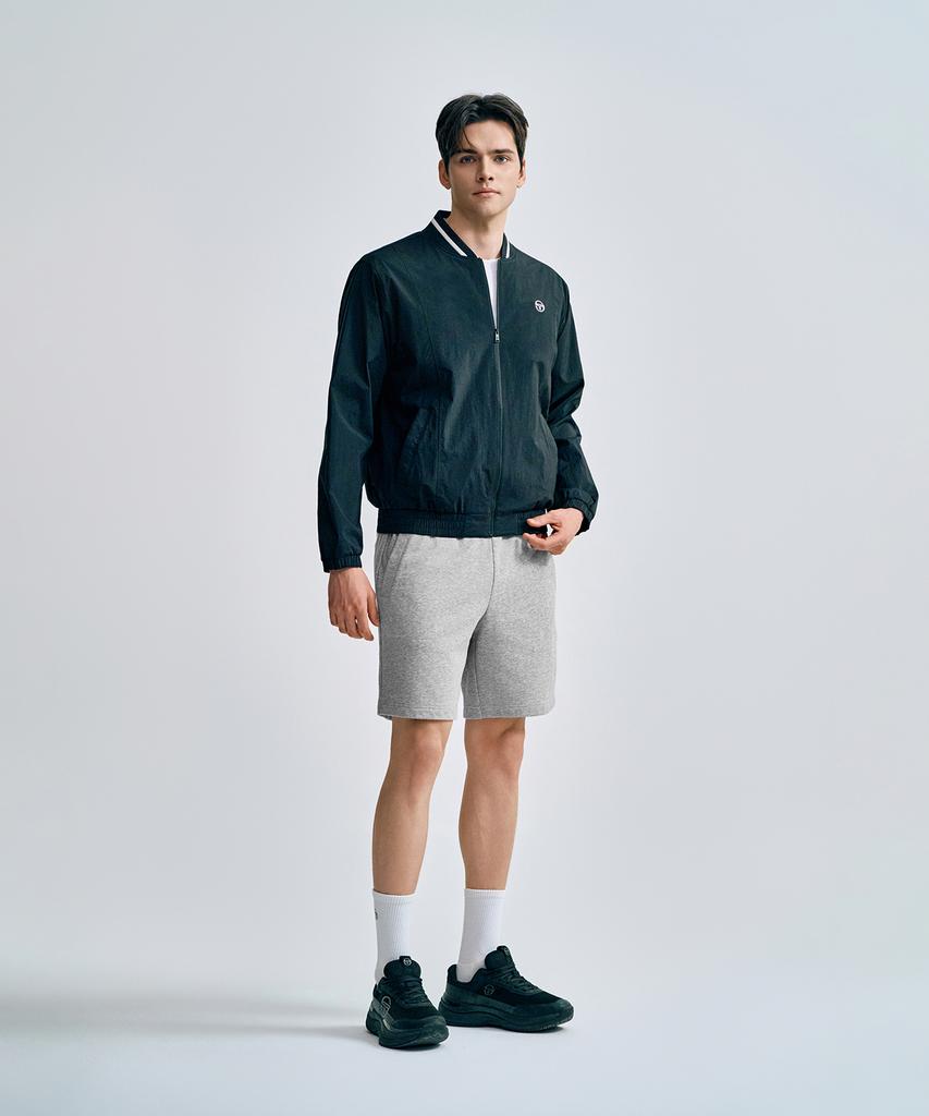 Sergio Tacchini U Light Stretch Varsity Jacket (Black)