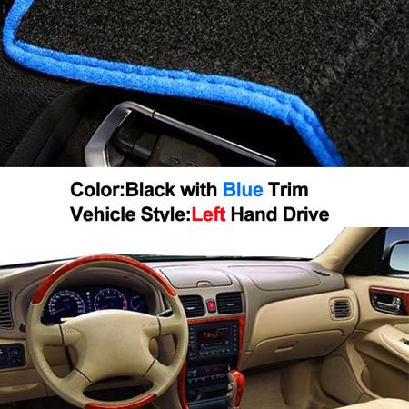 Car Inner Auto Dashboard Cover Dashmat Carpet Dash Mat Cushion cape Sun Shade 2 Layers For Nissan Sunny 2004 2005