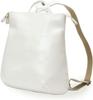 (rena-iris) Made In Japan, GENOVA Japanese-made Slim Cowhide Leather Backpack Ri-2643-wh