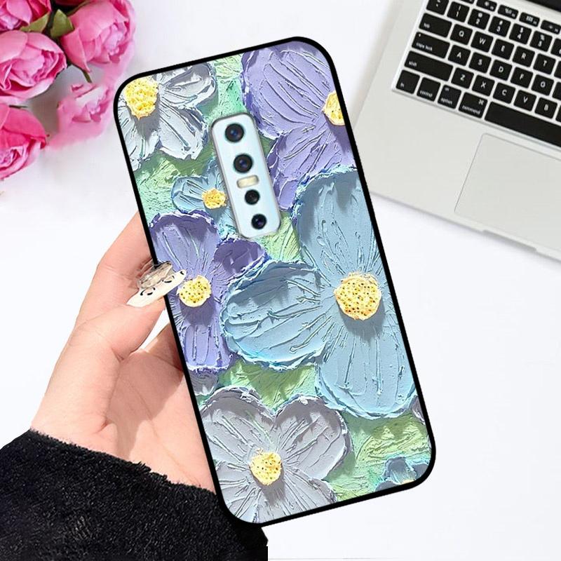 Cases For vivo V17 Pro Cute Astronaut Fashion Shockproof Soft Bumper For Vivo V17 Pro V17Pro 1909 1910 Coque V 17 Pro Capa