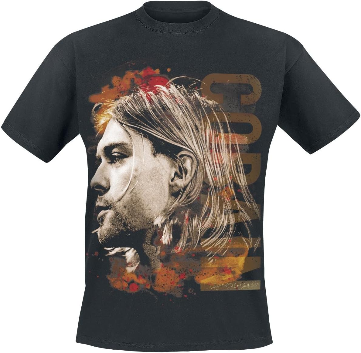 Kurt Cobain Portrait Grunge Rock T-shirt XL