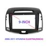 Für Hyundai ELANTRA 2007-2011 9 Zoll LHD RHD Koreanische Version Textur 2 Din Auto Innenraum Android Rahmen
