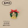 Christmas Wooden Elf Fairy Door Kit Tiny with Christmas Decoration Accessories for Mini House Furniture Christmas Decoration