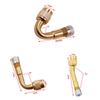 Tire Valve Extension, 45 90 135 Multi Degree Brass Tire Valve Stem Extension Adaptor, Universal Tire Inflator Nozzle Extenders
