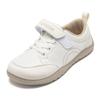 HOBIBEAR Wide Width Shoes Kids Barefoot Hook-Loop Sneakers Artificial Leather Mesh Lightweight Zero Drop Walking Shoes
