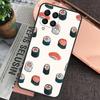 Kawaii Sushi Pattern Case For Samsung Galaxy M15 M55 M13 M23 M33 M53 M31 M51 M14 M34 M54 M20 M30s M12 M32 M52