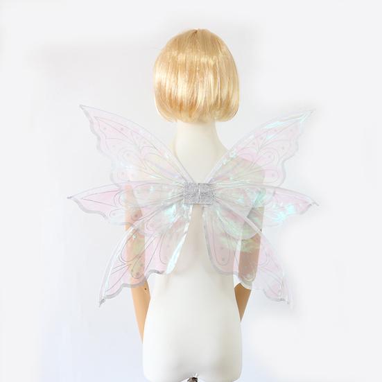 Princess Fairy Butterfly Wings Foldable Lightweight Kids Dress Up Halloween Party Costume Angel Wings