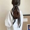 New Elegant Soft Satin Square Scarf For Women Stylish Round Ring Print Versatile Bandana Elegant Style Sunscreen Headscarf
