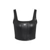Originals Trefoil Korsett Tanktop mit einfarbigem Logo Damen Tops Schwarz IX1912