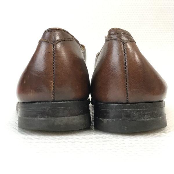 60s-70s USA Vintage Walk Over Leather Goodyear Welt U-Tip 10D / 27.5-28.0cm / Brown Dress Shoes(USED)