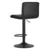 PROT stool - black eco-leather / black base