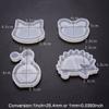 1pc Strawberry Shaker Silicone Molds Jewelry Mold UV Epoxy Resin Mold Key Chain Pendant Craft DIY Making Jewelry Mold Tool