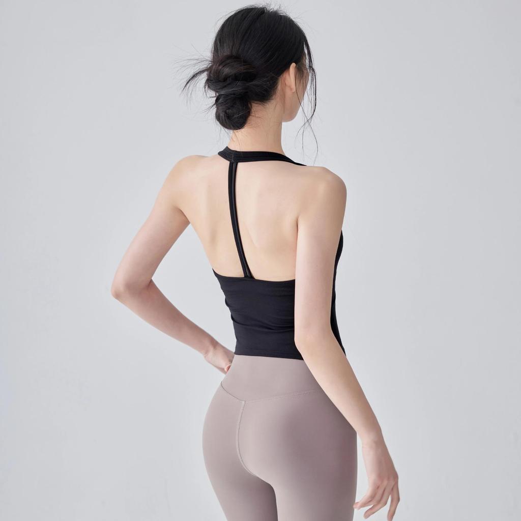 Cross-border Sexy Yoga Vest-Style Fitness Bra: Professional Pilates Summer Sportswear