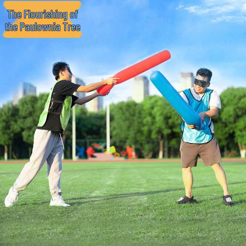 Blindfolded Duel Stick Team Building Game