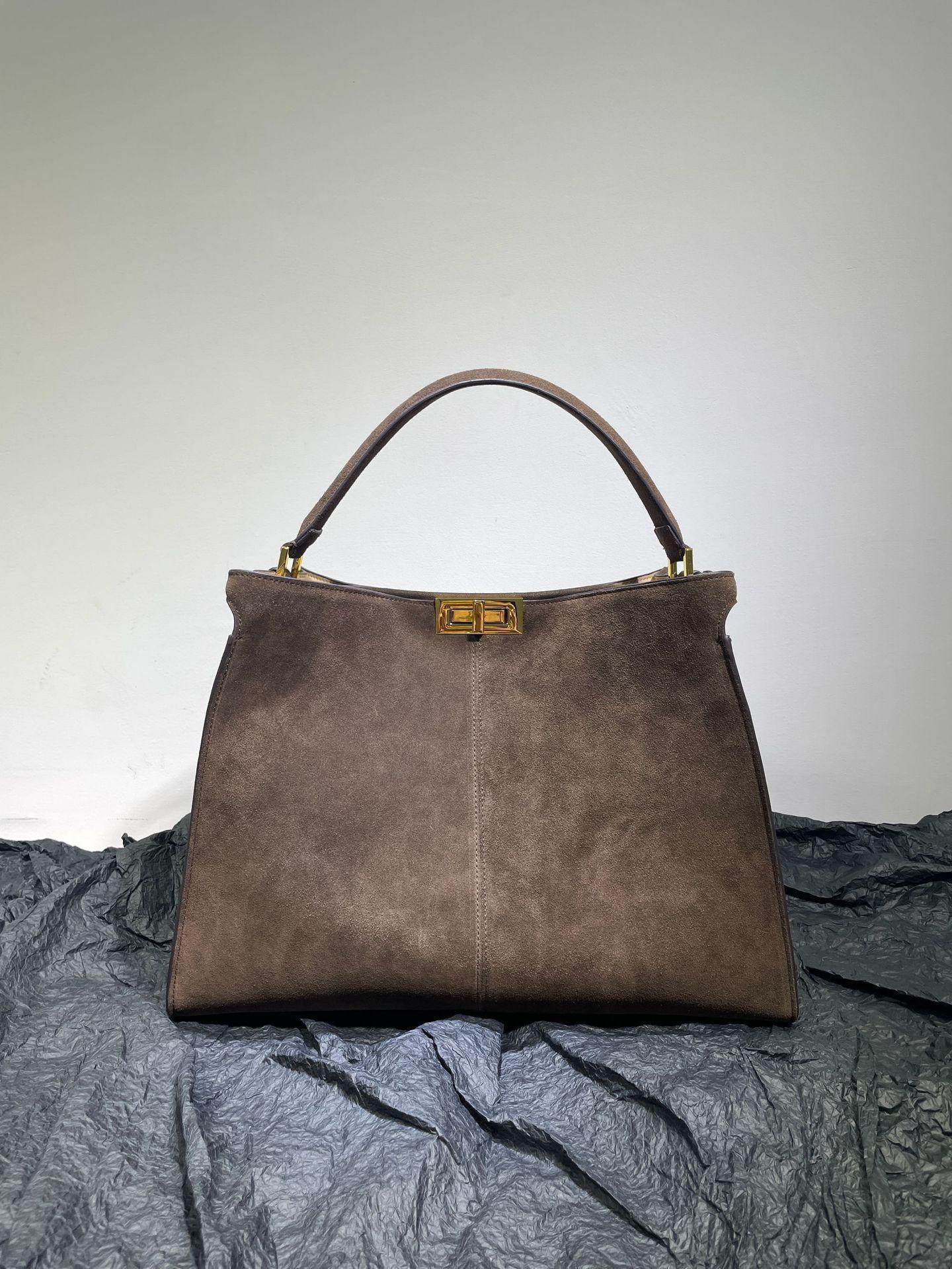 

Нова Сумка для Кошеняти Сумка з Замші для Поїздок Жіноча Сумка через Плече Сумка-Тоут Велика Місткість Замшева Шкіра 42-15-31cm without shoulder strap