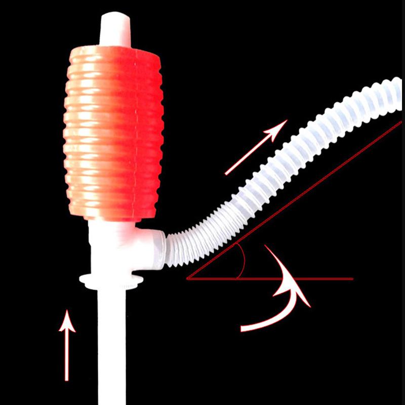Manual Siphon Suction Water Chemical Liquid Pump Car Truck Fuel Oil Gasoline