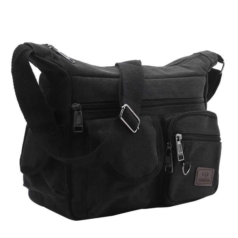 Borse a tracolla in tela da uomo, casual, tote, da viaggio, da uomo, a tracolla, di lusso, alla moda, di alta qualità