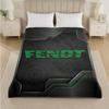 Fendt Print Flannel Blanket Cozy Lightweight Plush Throw Blanket For Bed Sofa Household Use