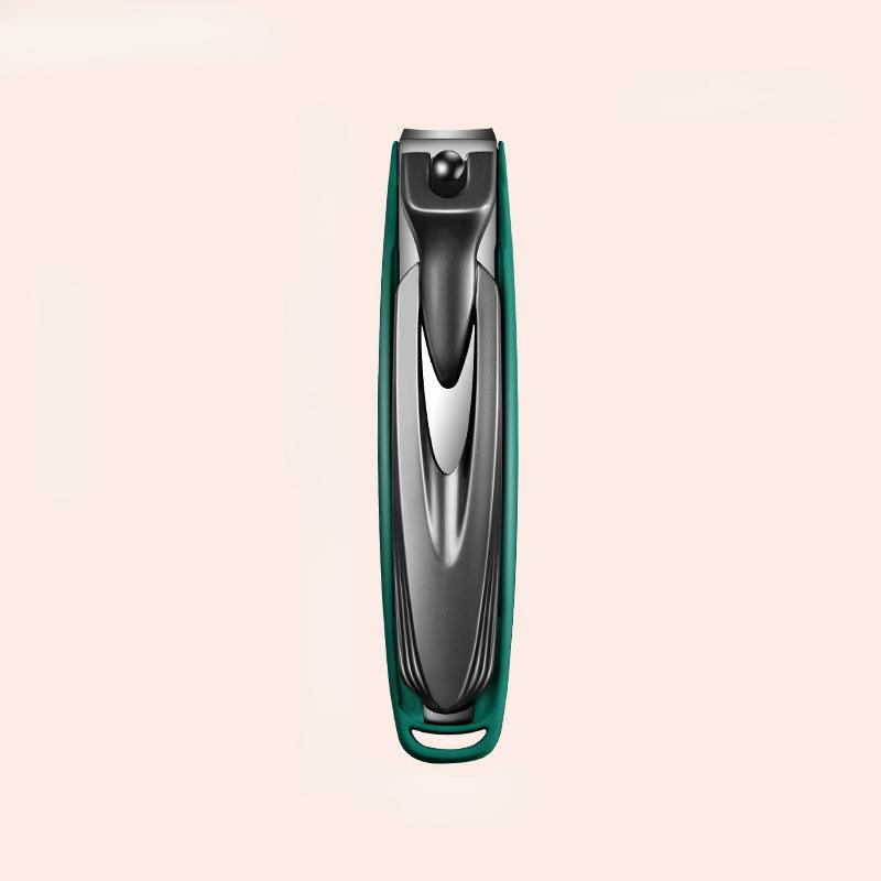Slanted Nails Trimmer Ergonomic Stainless Steel Nail Clippers Precise Trimming Manicure Tool with Anti-splash for Colorful