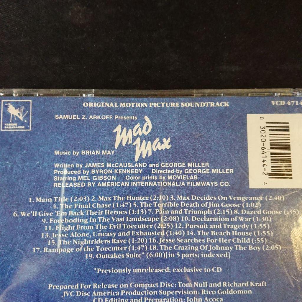 [USED] CDMad Max/MadMax Soundtrack