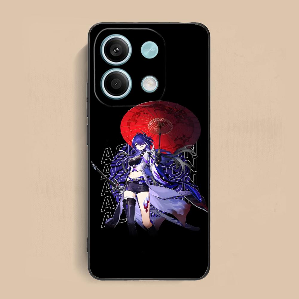 

HSR Acheron Matte TPU Mobile Phone Case for Xiaomi Redmi 15 14 13 12 A5 3 2 1 C Plus 4G 5G Colorful Printing Cover Redmi A1+