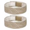 2Pcs Women Non Slip Velvet Wig Elastic Headband Band Adjustable Hair Scarf
