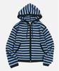 Sudadera con capucha y cremallera VASTIC S / T de punto_Negro / Azul