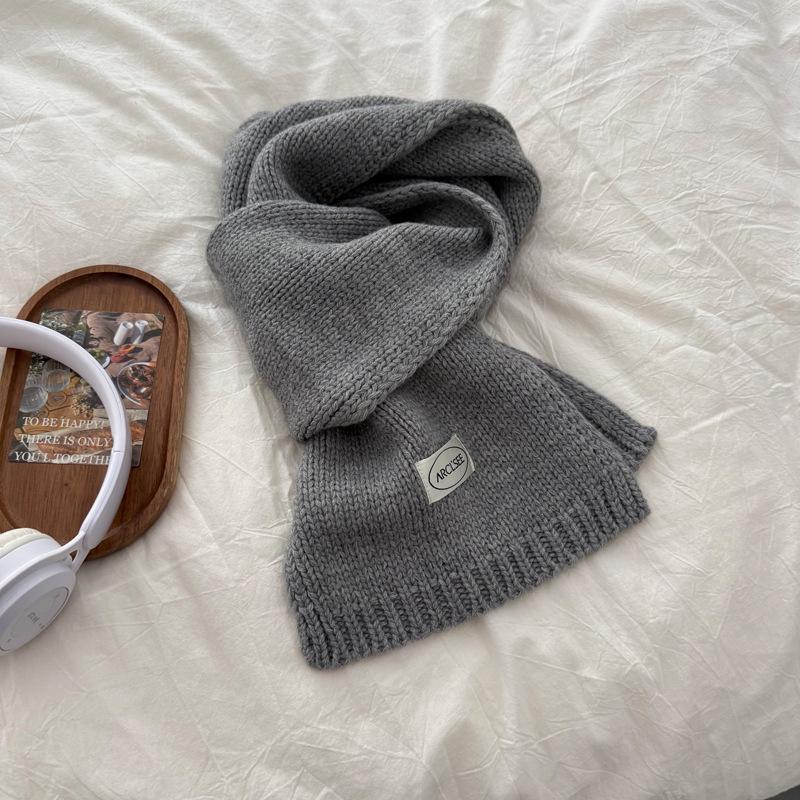 Luxury Thickened Wool Shawl Scarf: Versatile & Stylish INS Korean Design for Couples In Autumn/Winter
