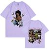Lauryn Hill Music Album Graphic Tshirt Unisexs Wounisexs Vintage Casual Short Sleeve T Shirt Fashion Hip Hop T Shirts Streetwear